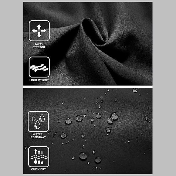 Women's Lightweight Hiking Cargo Shorts Quick Dry Athletic Shorts for Camping Tr - Picture 4 of 7